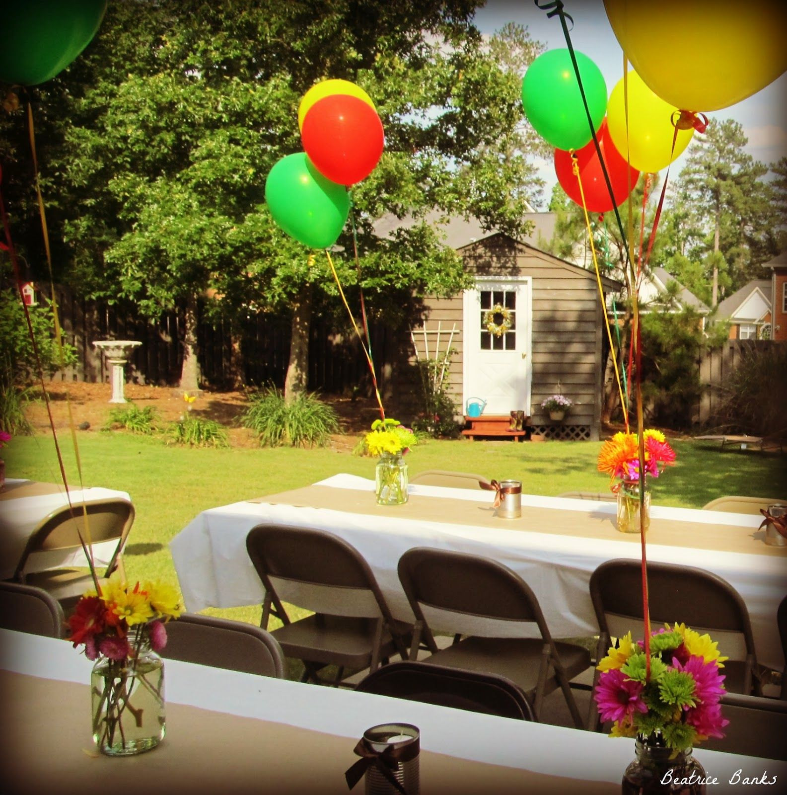 Backyard Grad Party Ideas
 Backyard Graduation Party Beatrice Banks