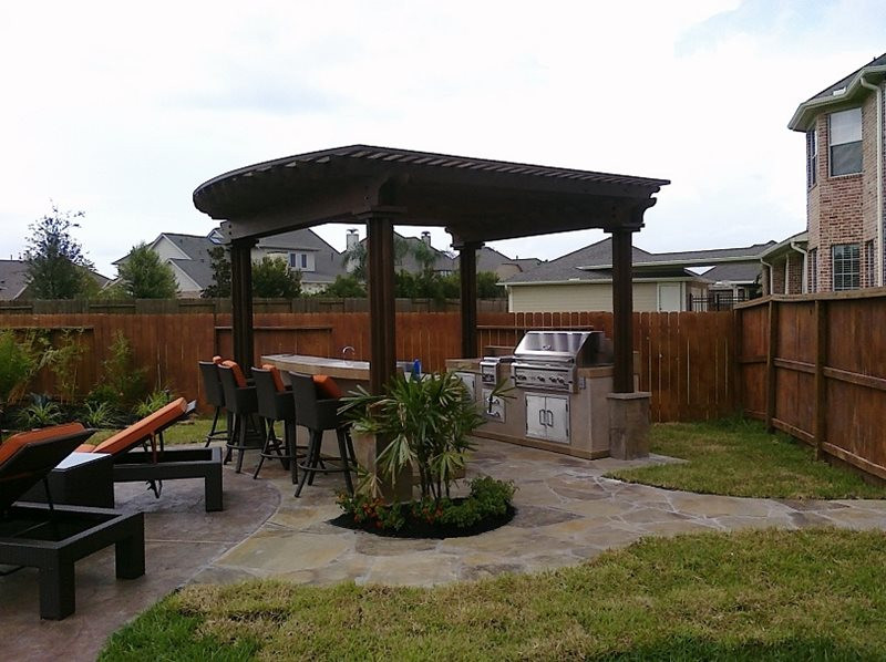 Backyard Grill Cover
 Pergola and Patio Cover Katy TX Gallery