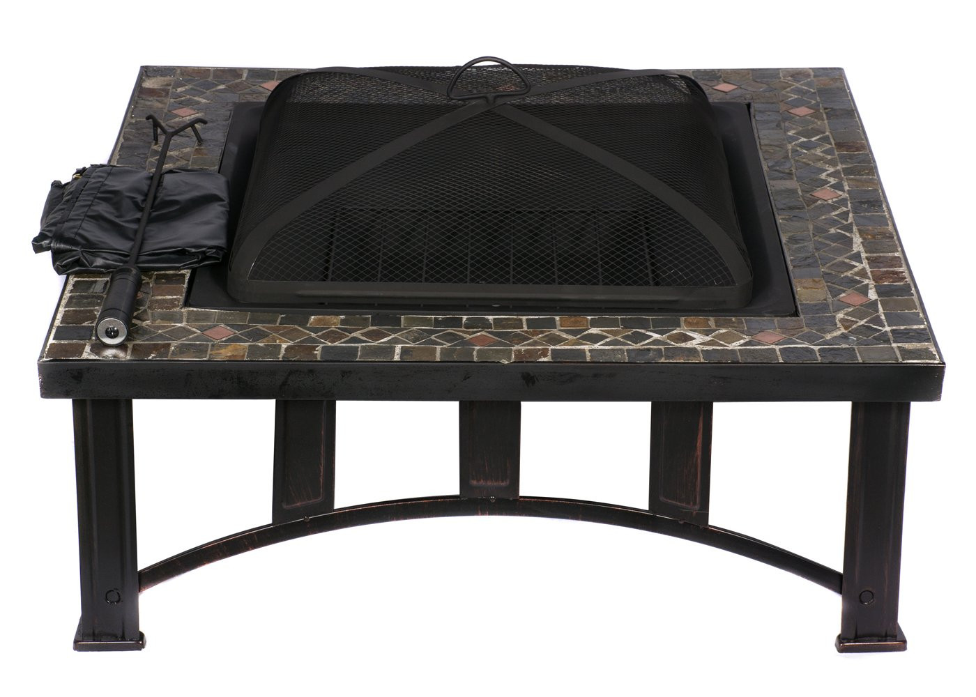 Backyard Grill Cover
 34" Outdoor Fire Pit Patio Backyard Grill Metal Stove