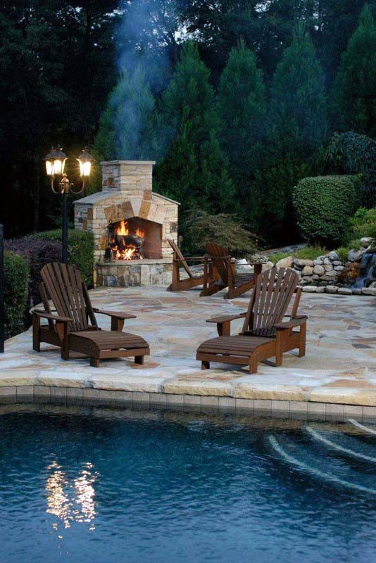 Backyard Ideas Patio
 70 Outdoor Fireplace Designs For Men Cool Fire Pit Ideas