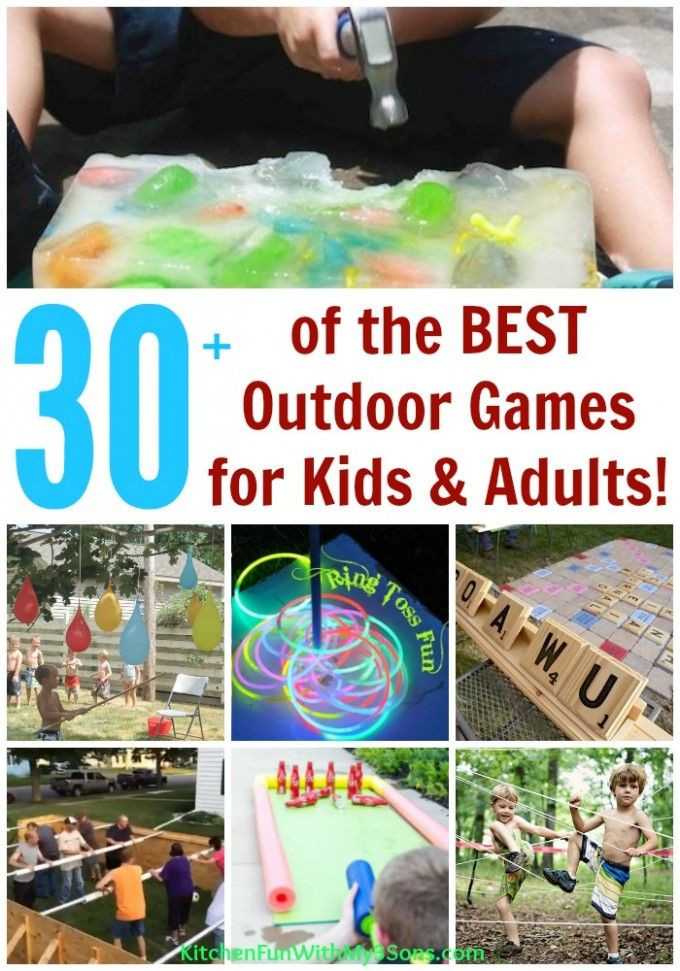 Backyard Kids Game
 Over 30 of the BEST Backyard Games for Kids & Adults