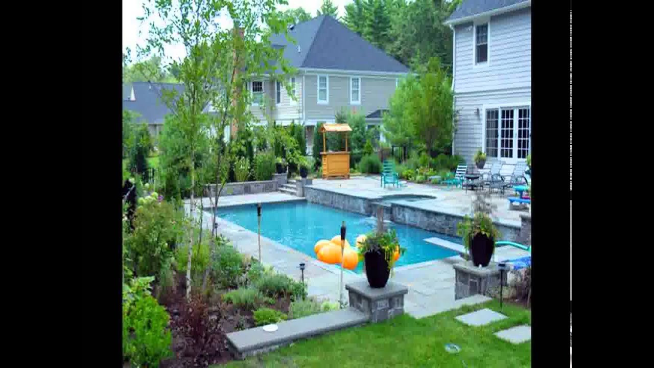 Backyard Landscaping Ideas With Pools
 Inground Pool Landscape Design