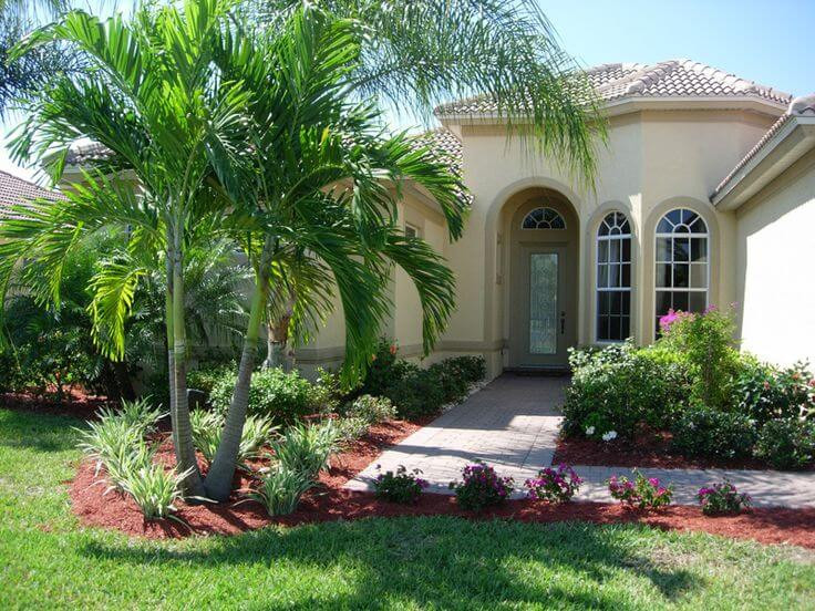 Backyard Palm Tree
 22 Most Beautiful Front Yard Landscaping Designs & Ideas