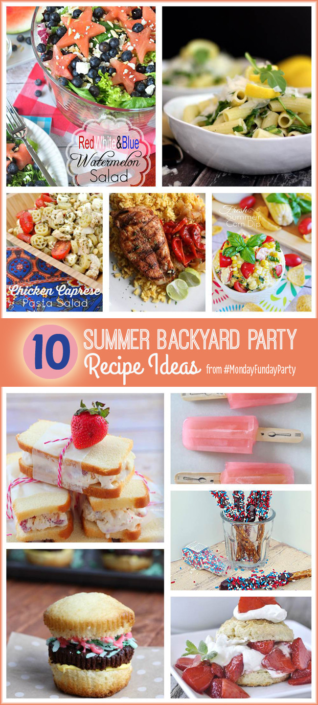 Backyard Party Food Ideas Pinterest
 Summer Backyard Party Recipes