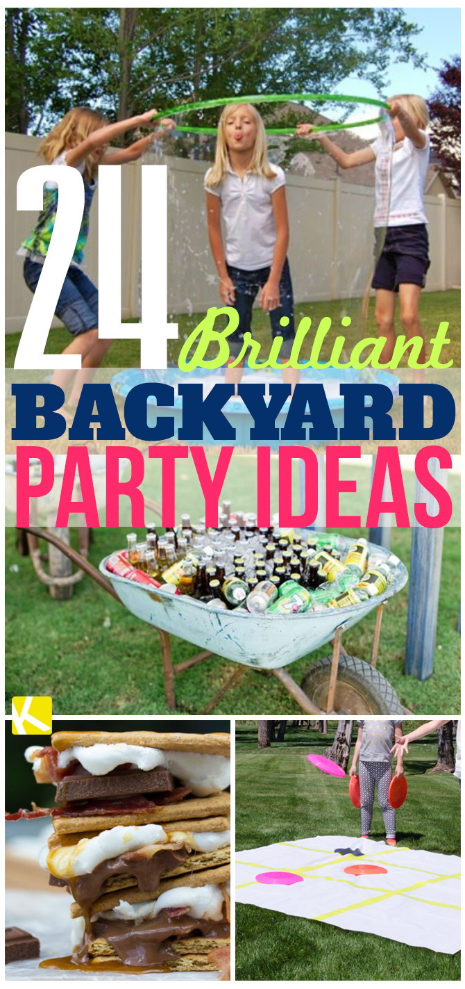 Backyard Party Supplies
 24 Brilliant Backyard Party Ideas The Krazy Coupon Lady