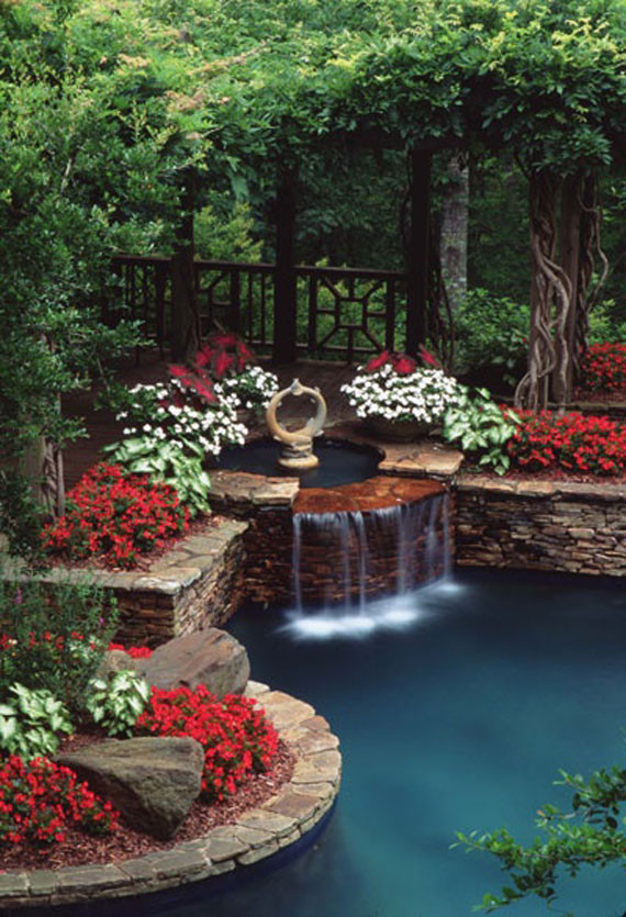 Backyard Patio Landscaping Ideas
 30 Beautiful Backyard Ponds And Water Garden Ideas