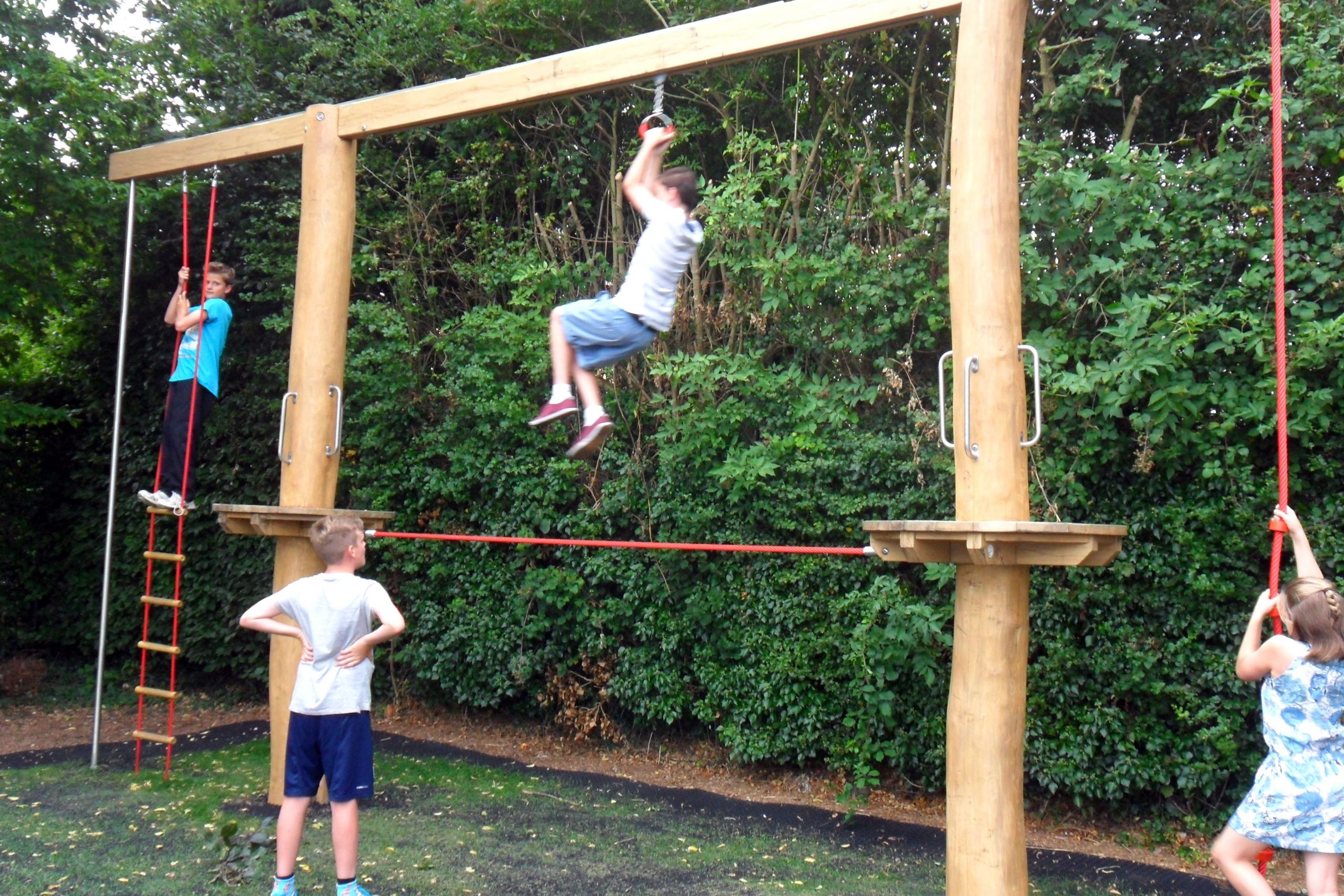 Backyard Play Equipment
 Timber play equipment in Weedon Park Great play value for