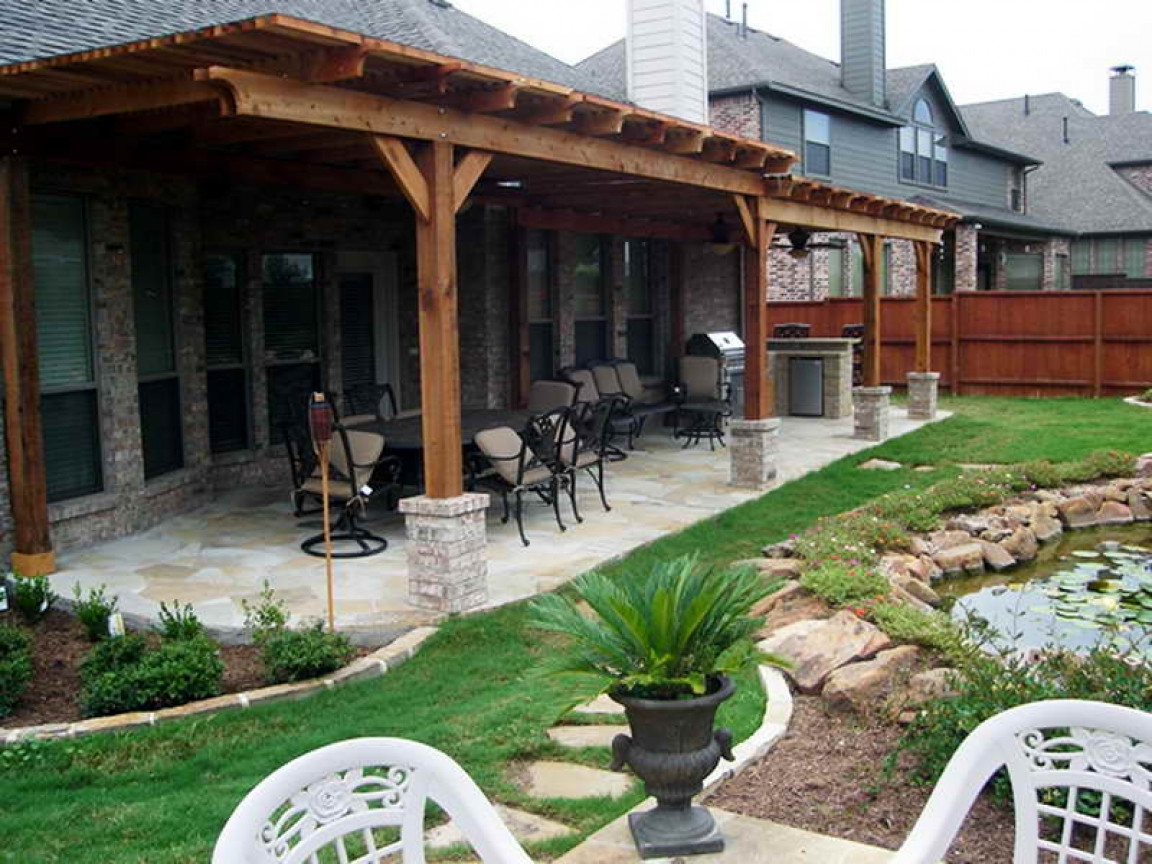 Backyard Porch Ideas
 Backyard covered patio patio covers covered back porch