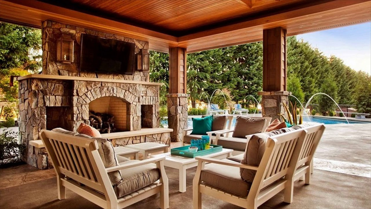 Backyard Porch Ideas
 Outdoor Patio Fireplace Ideas Designs For Backyard