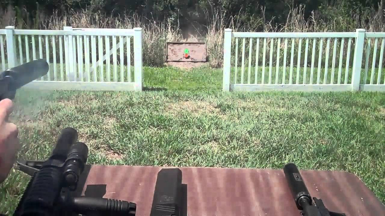 Backyard Shooting Range
 Backyard backstop test