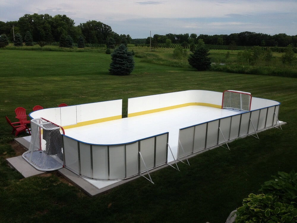 Backyard Skate Rink
 Learn More About Hockey Rink Boards