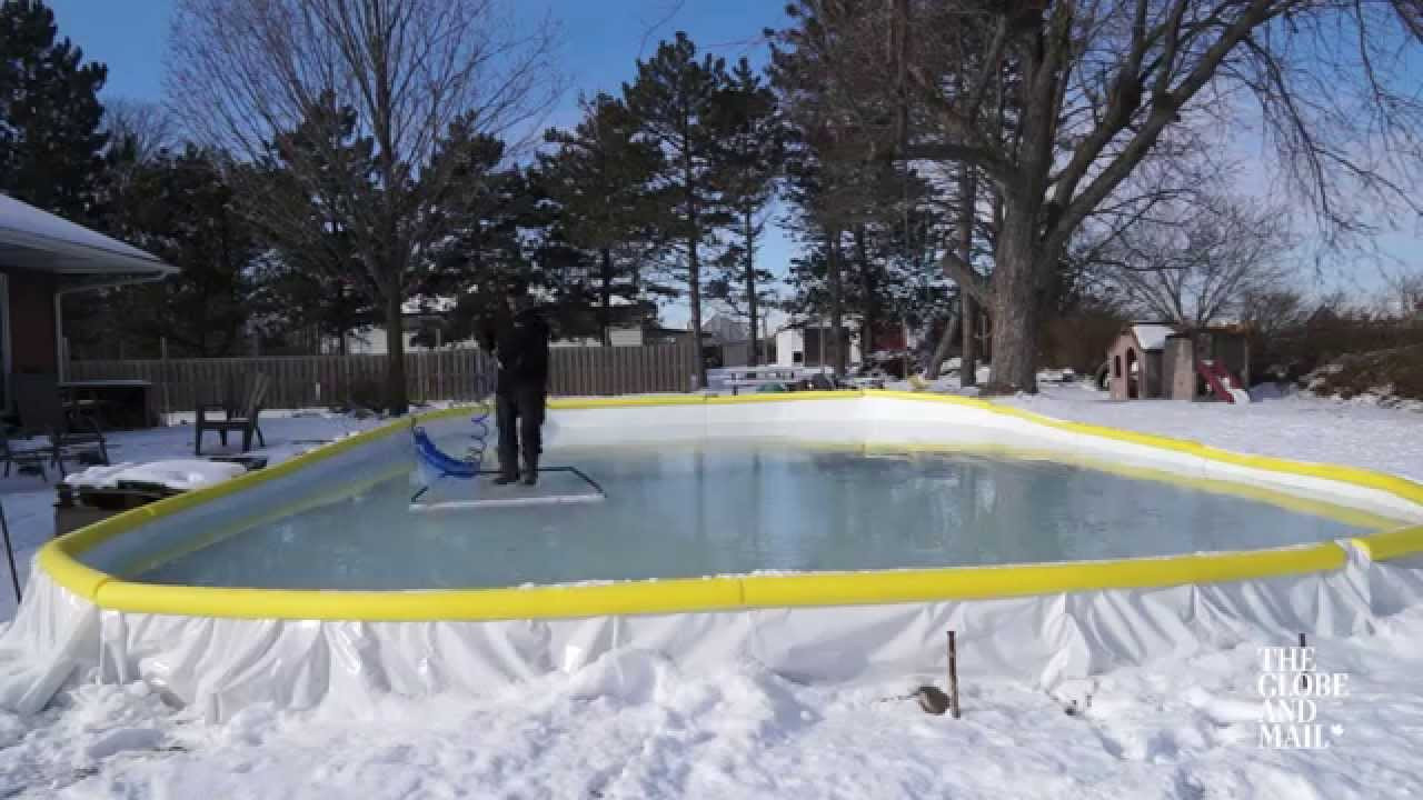 Backyard Skate Rink
 Three tips for keeping your backyard rink smooth all