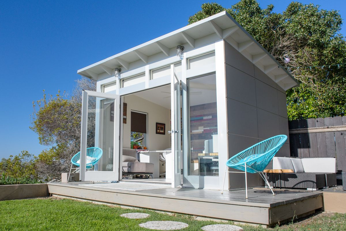 Backyard Studio Plans
 5 cool prefab backyard sheds you can right now Curbed