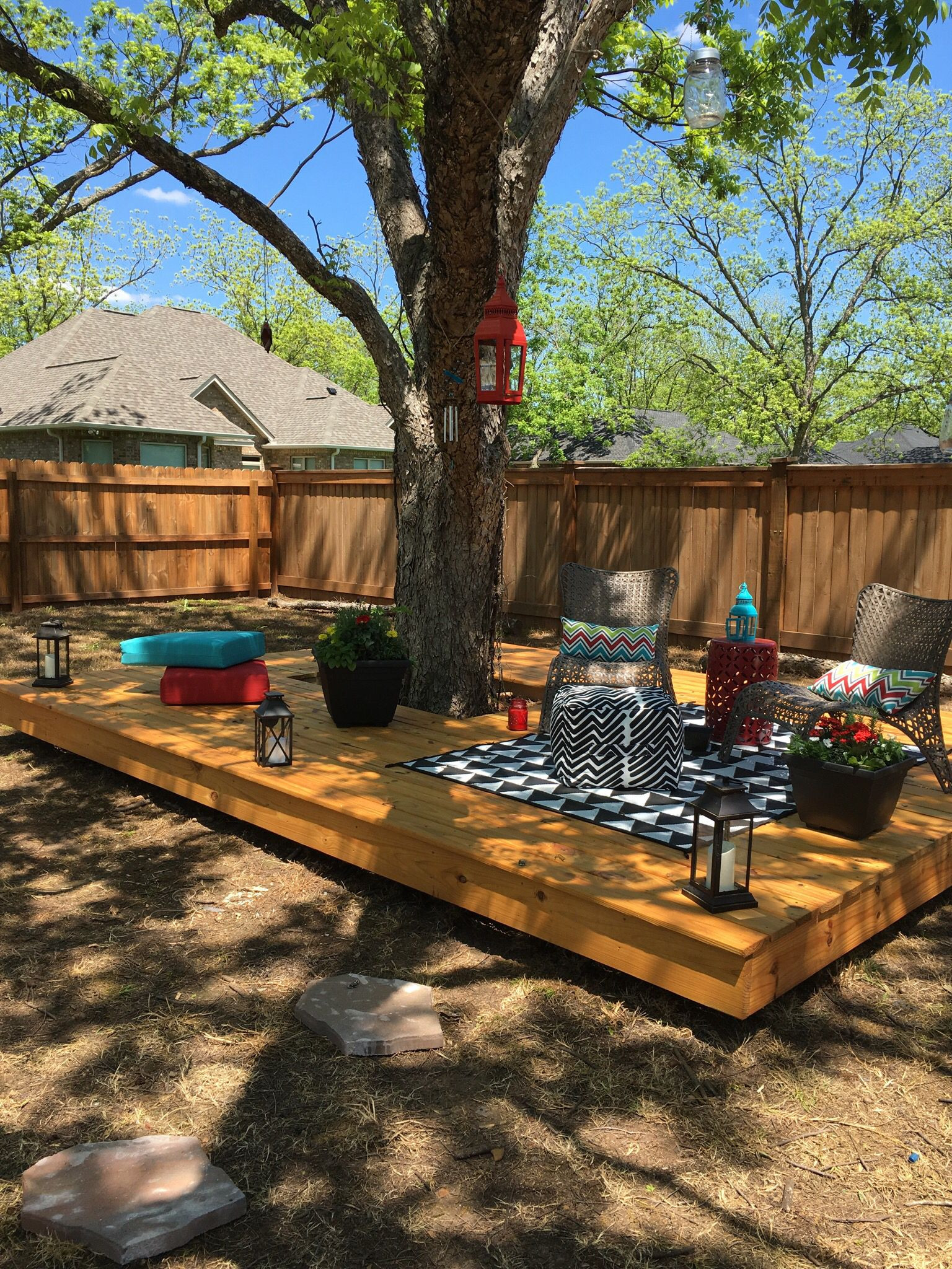 Backyard Tree Ideas
 Floating deck around a tree in 2019