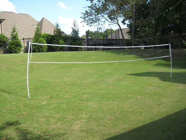 Backyard Volleyball Set
 Wireless PVC Badminton Volleyball Net 6 Steps with