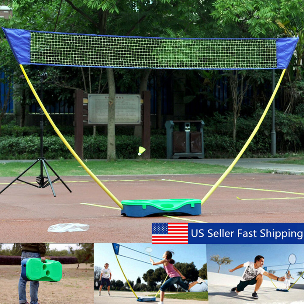 Backyard Volleyball Set
 3 in 1 Portable Badminton Volleyball Net Set Outdoor Beach