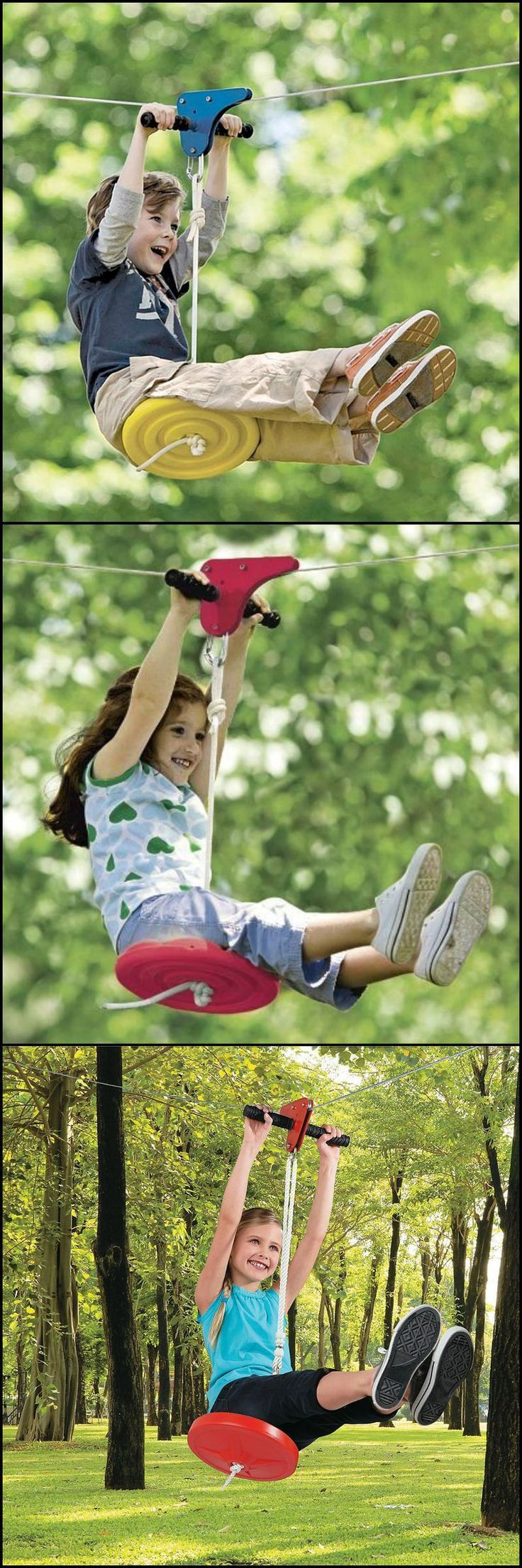 Backyard Zip Line Diy
 27 best Backyard Zip Line Kits images on Pinterest