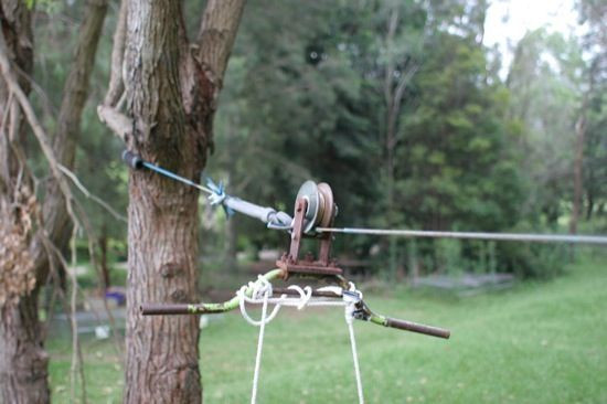 Backyard Zip Line Diy
 Home made backyard flying fox pulley zipline FROM Green