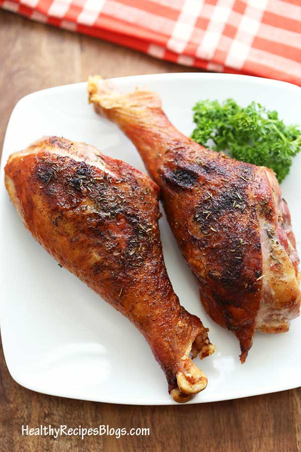Bake Turkey Legs
 Roasted Turkey Legs with Crispy Skin