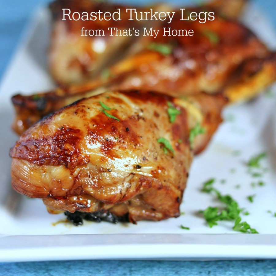 Bake Turkey Legs
 Thanksgiving Recipe Round Up Recipes Food and Cooking