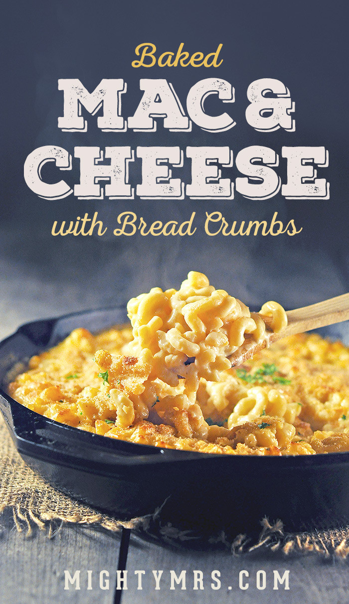 Baked Macaroni And Cheese With Ham And Bread Crumbs
 Baked Macaroni and Cheese with Bread Crumbs