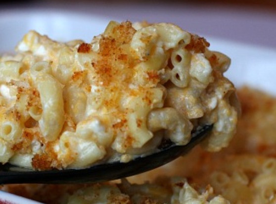 Baked Macaroni And Cheese With Ham And Bread Crumbs
 Baked Mac N Cheese with Breadcrumbs