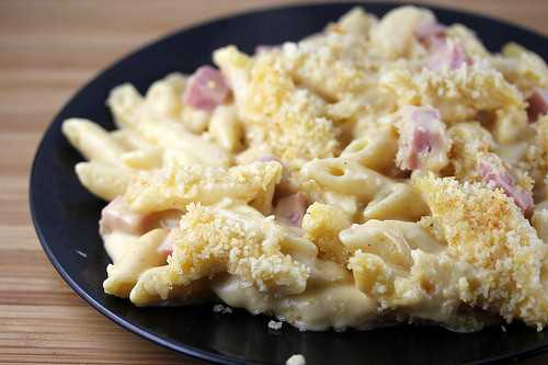 Baked Macaroni And Cheese With Ham Recipes
 Ham Mac and Cheese Recipe