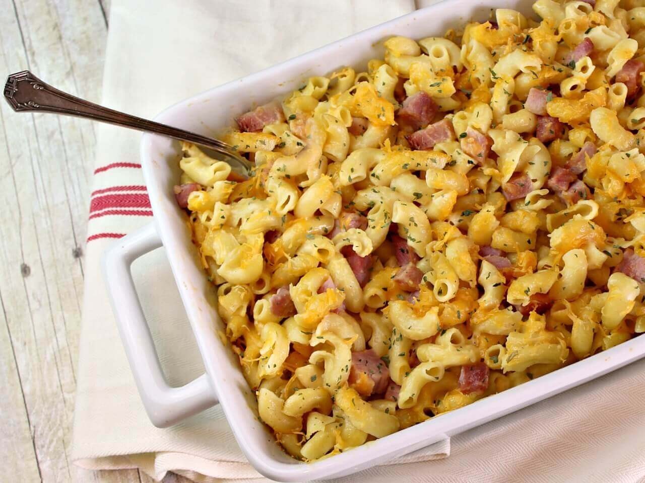 Baked Macaroni And Cheese With Ham Recipes
 Macaroni and Cheese with Ham