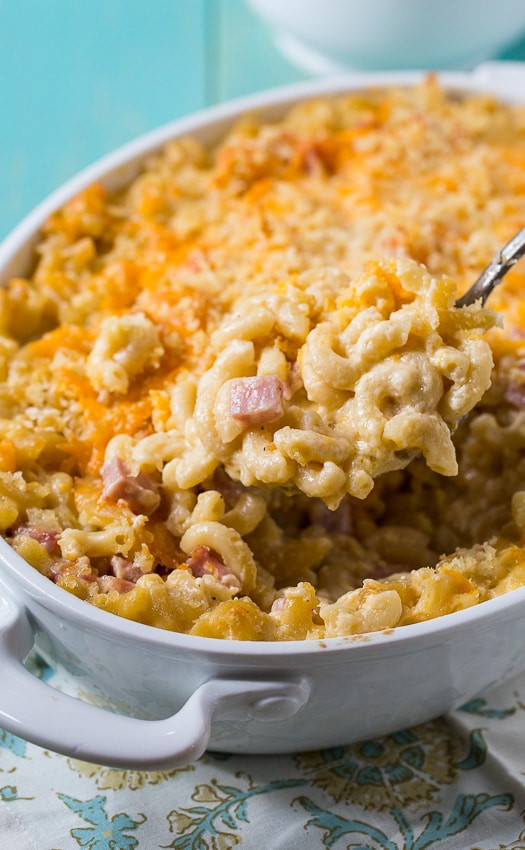 Baked Macaroni And Cheese With Ham Recipes
 Super Creamy Mac and Cheese Spicy Southern Kitchen