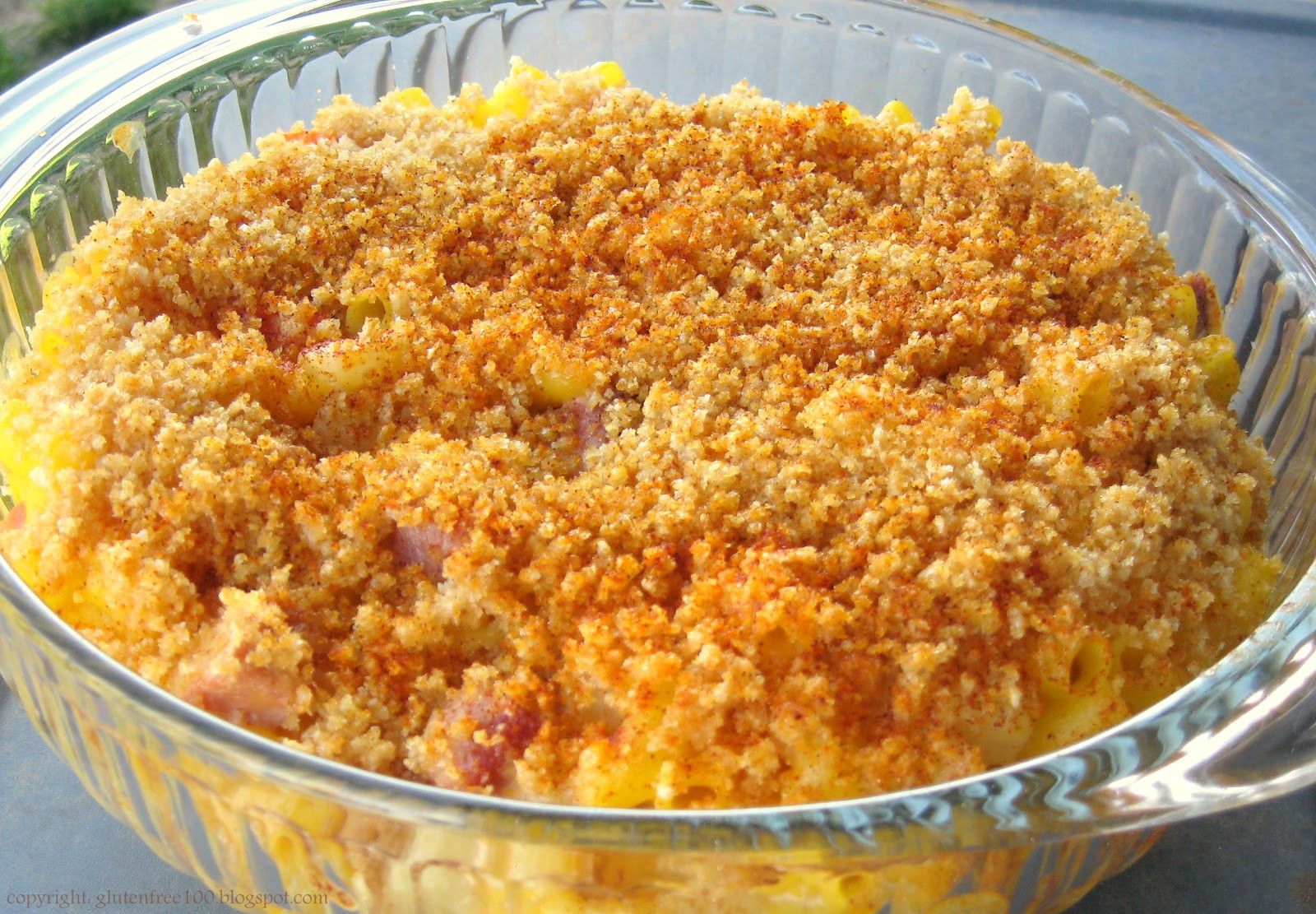 Baked Macaroni And Cheese With Ham Recipes
 Gluten Free Baked Mac N Cheese with Ham Carrots and