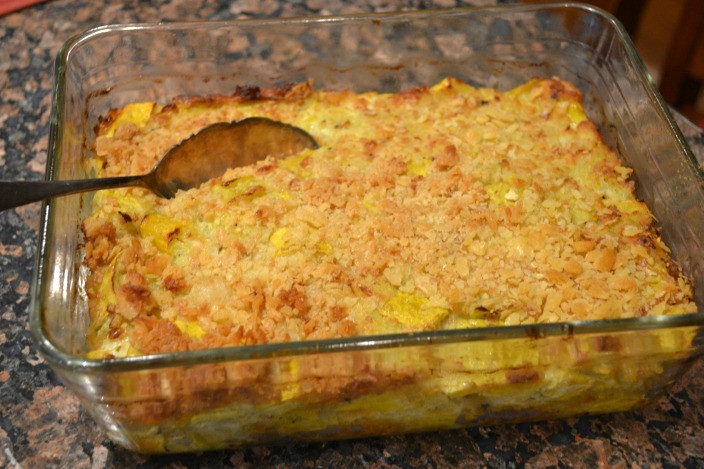 Baked Squash Casserole
 The Happy Homemaker – Old Fashioned Southern Chicken Pie