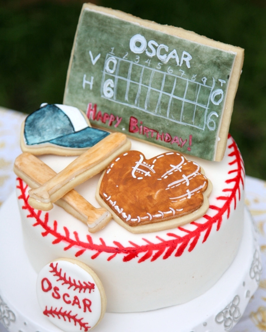 Baseball Birthday Cake
 Vintage Baseball Birthday Cake CakeCentral