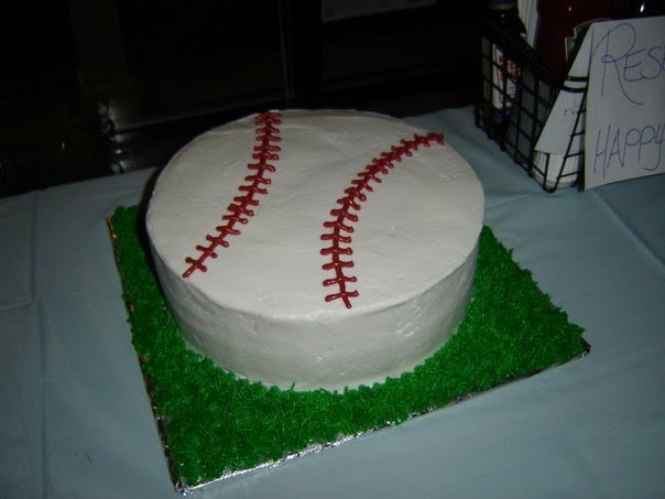 Baseball Birthday Cake
 KatieCakes Baseball Birthday Cake