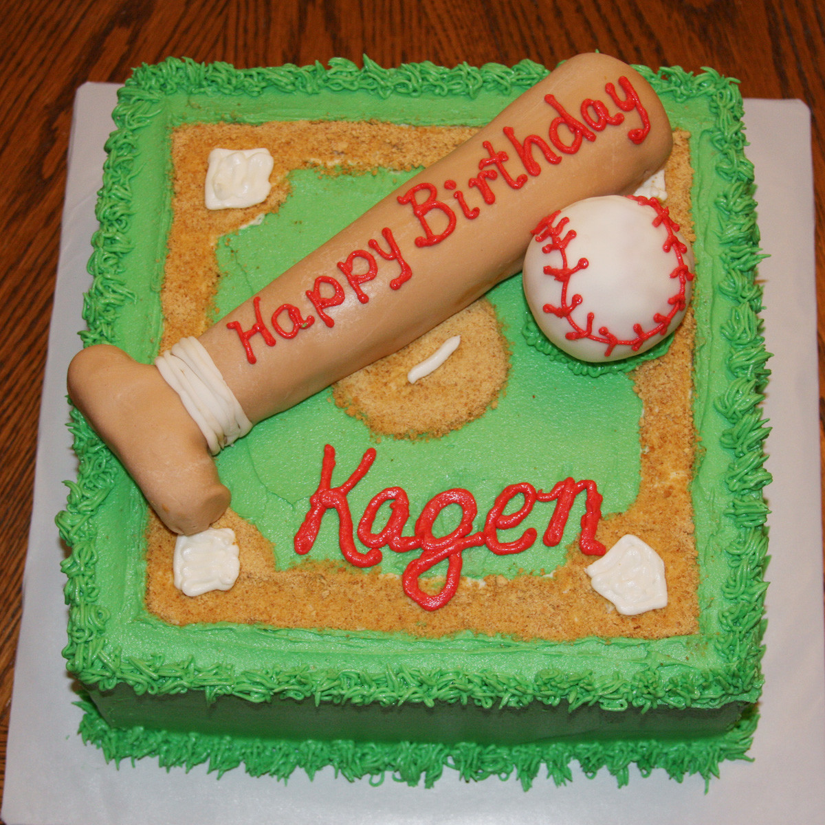 Baseball Birthday Cake
 Carla s Cakes Baseball Birthday Cake