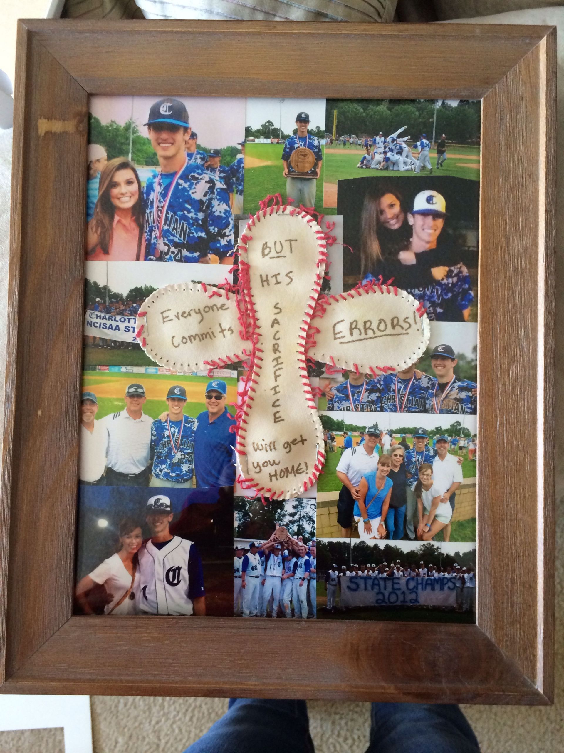 Baseball Gift Ideas For Boyfriend
 Baseball craft idea for the boyfriend