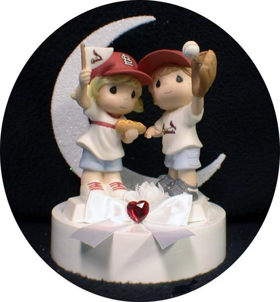 Baseball Wedding Cake Topper
 Items similar to Cardinals Baseball Wedding Cake Topper St