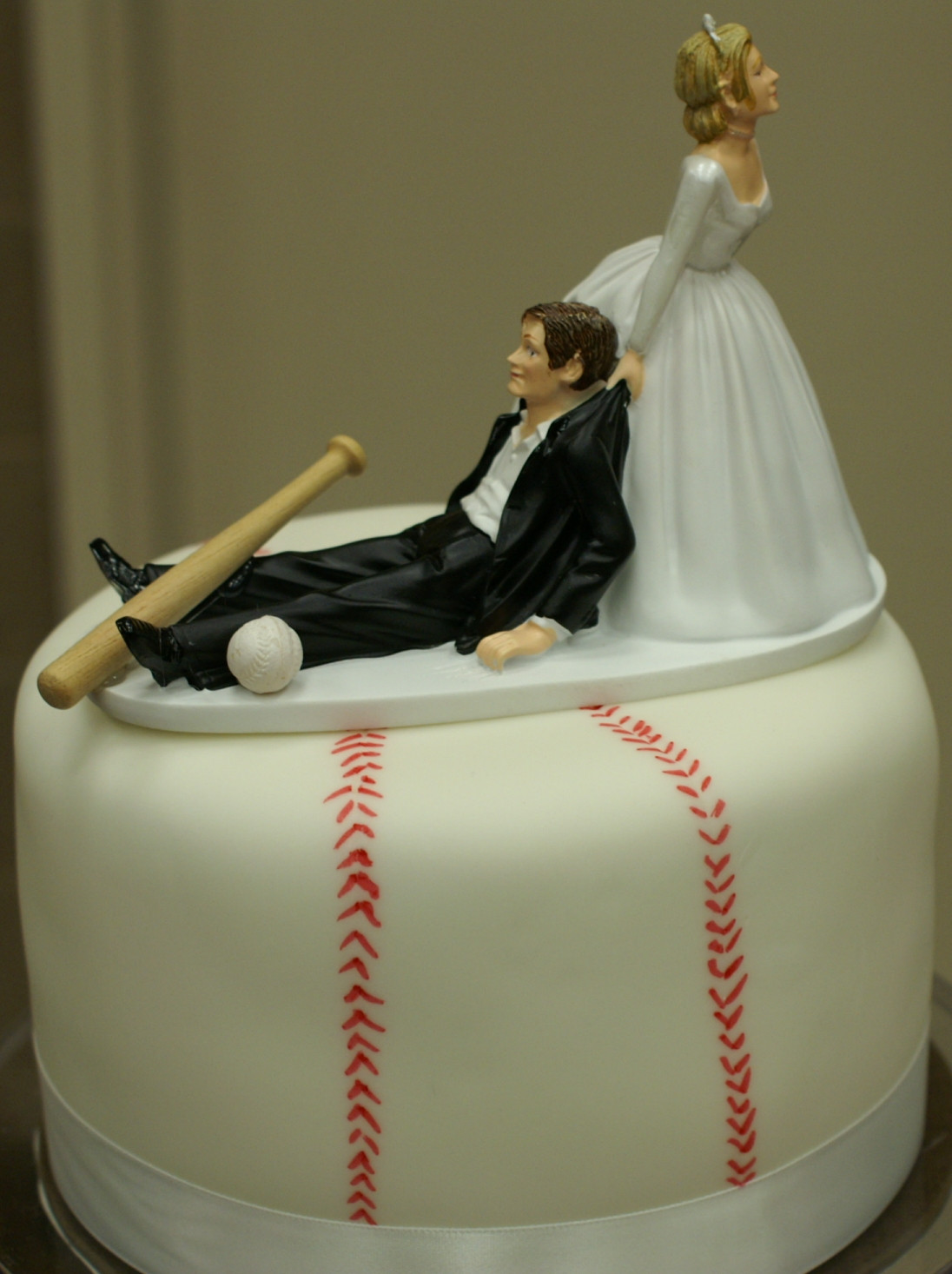 Baseball Wedding Cake Topper
 Pace Cakes Baseball Theme Wedding Cake
