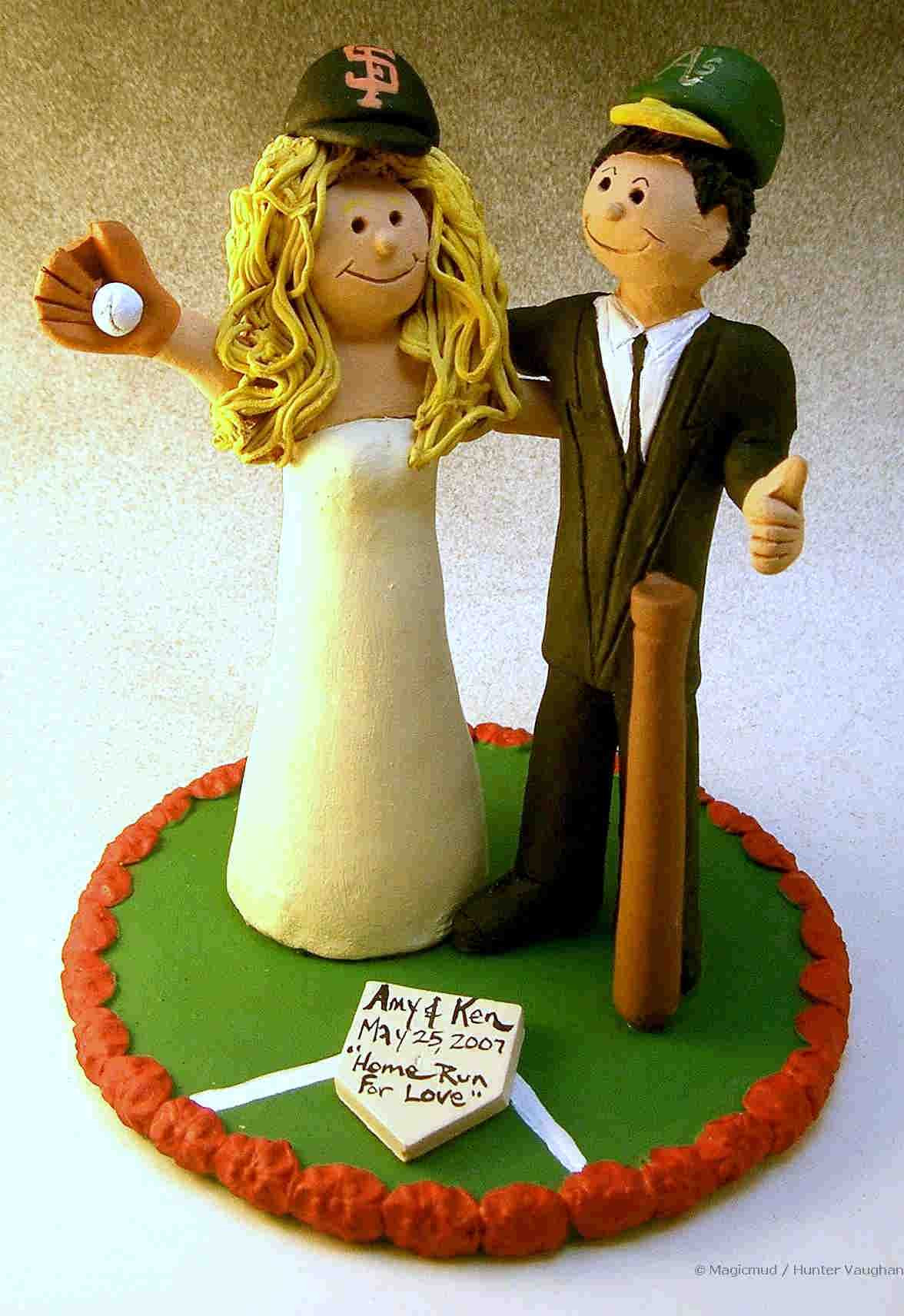 Baseball Wedding Cake Topper
 wedding cake toppers Baseball Wedding Cake Toppers