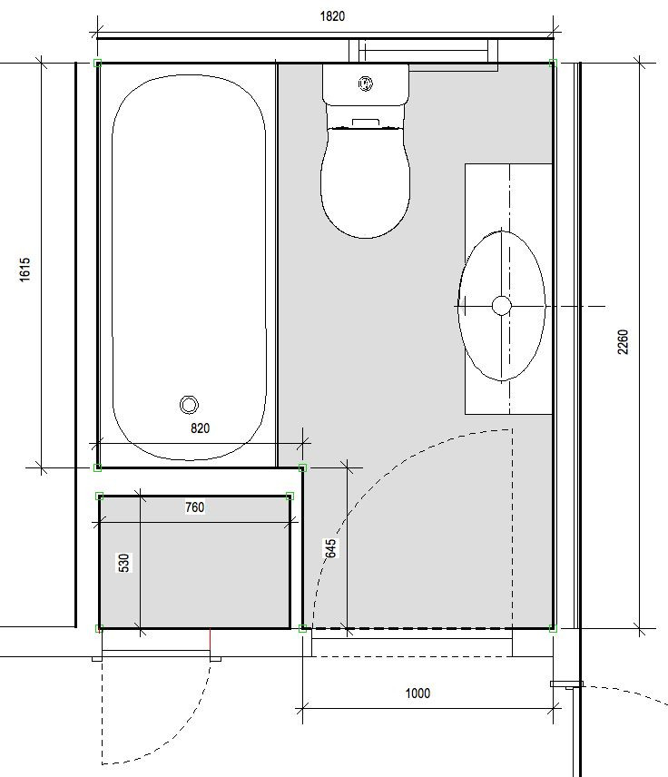 Bathroom Design Layout Planner
 Example Small Bathroom Floor Plans Converting a Closet