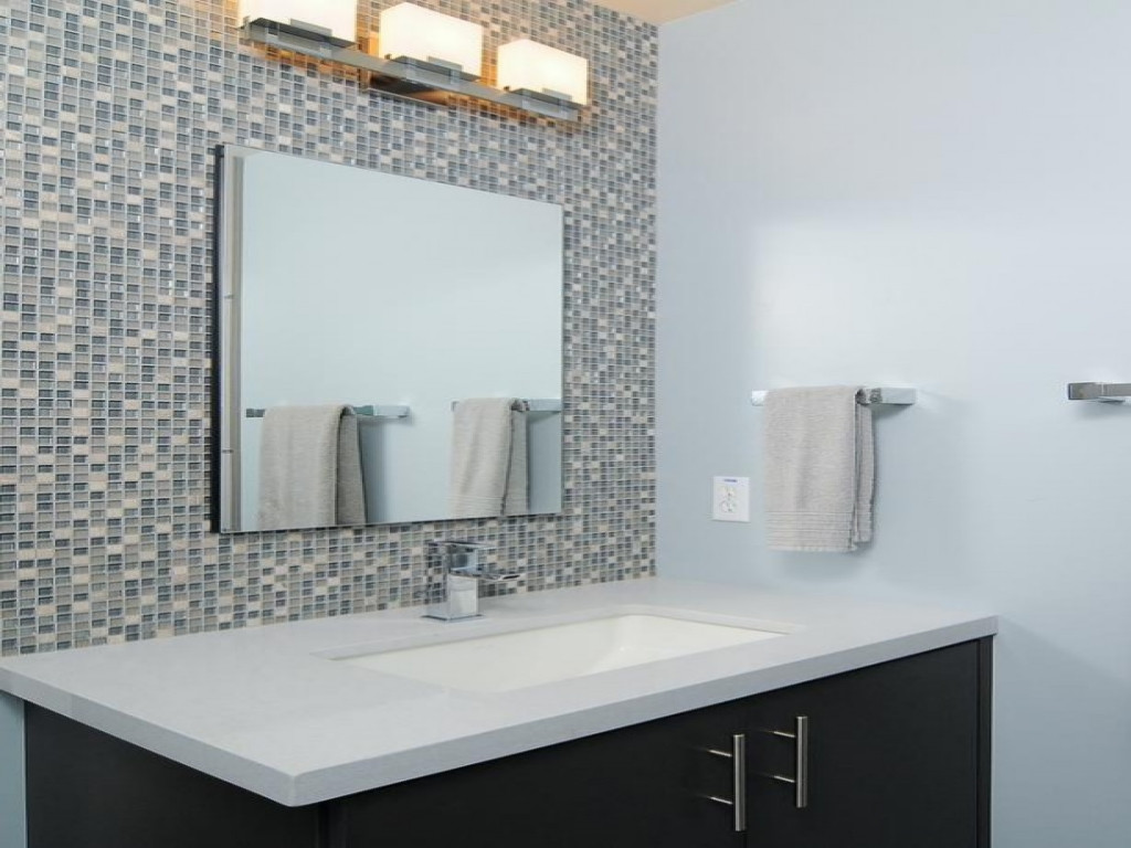 Bathroom Mosaic Tile Backsplash
 Decorative vanity mirrors subway tile bathroom backsplash