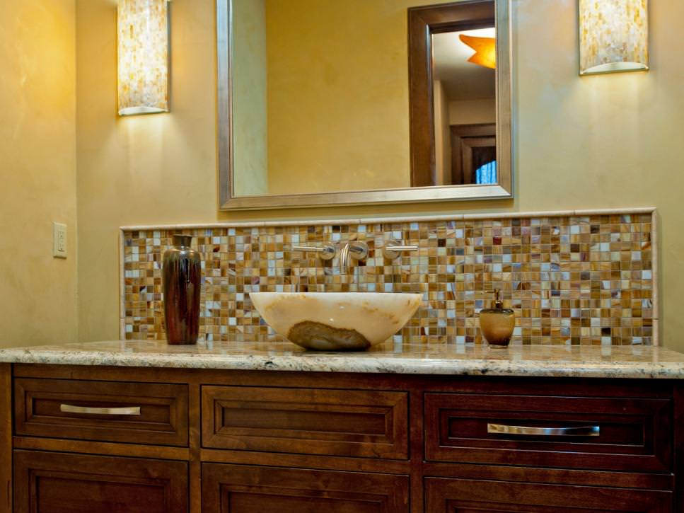 Bathroom Mosaic Tile Backsplash
 24 Mosaic Bathroom Ideas Designs