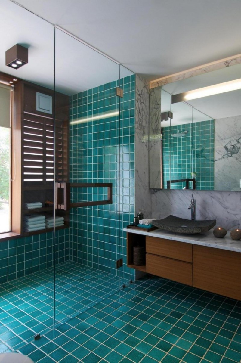 Bathroom Tile Walls
 20 Functional & Stylish Bathroom Tile Ideas