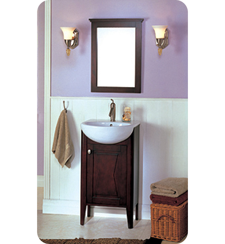 Bathroom Vanity And Sink Combo
 Fairmont Designs 104 V20 Bowtie 20" Modern Bathroom Vanity