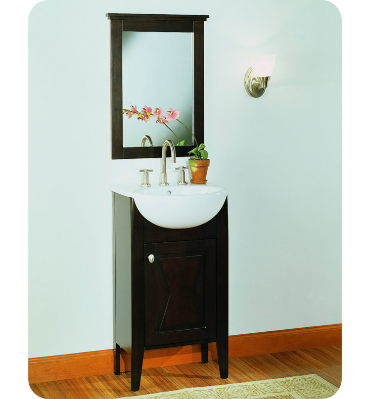 Bathroom Vanity And Sink Combo
 Fairmont Designs 104 V20 Bowtie 20" Modern Bathroom Vanity