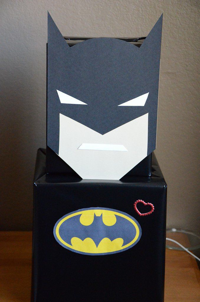Batman Valentines Day Gifts
 DIY Batman Themed Valentine s Day Mailbox