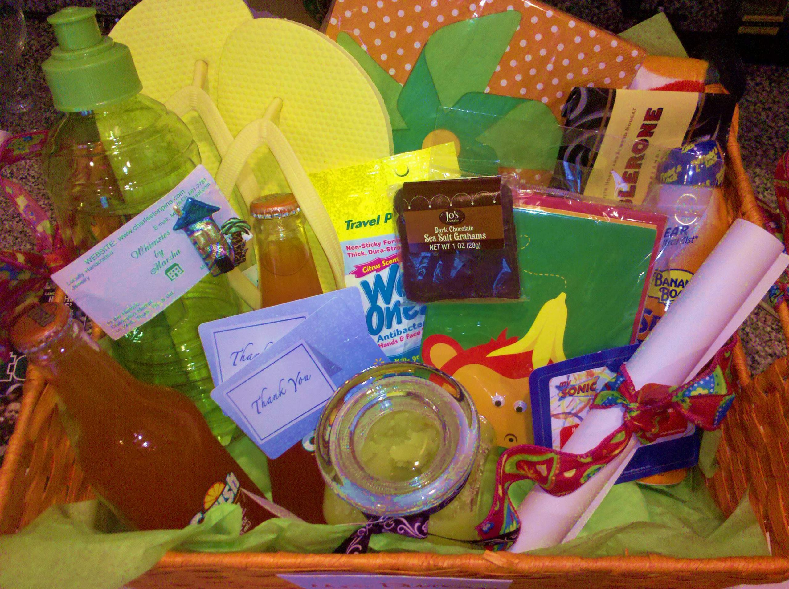 Beach Basket Gift Ideas
 SPARKLY LADIES Gift Basket Guide