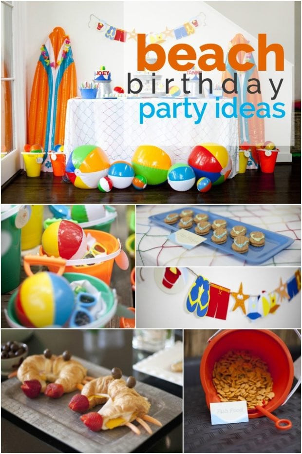Beach Theme Kids Party
 A Boy’s Beach Birthday Party Spaceships and Laser Beams