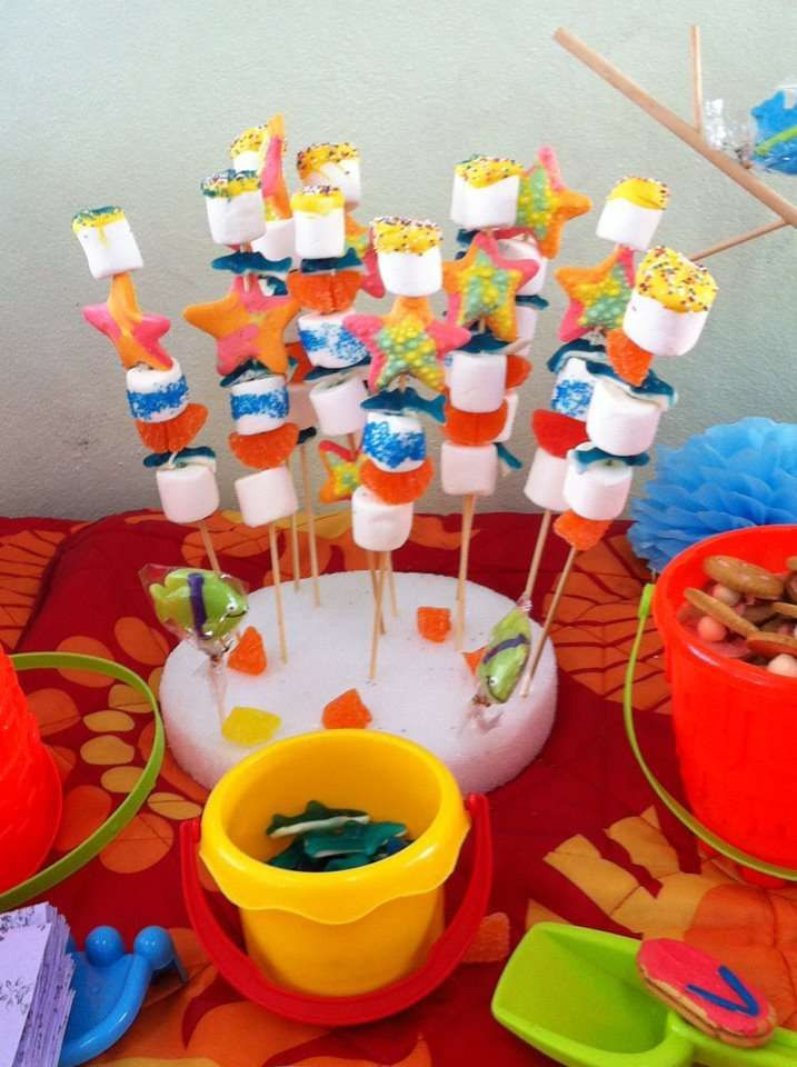 Beach Theme Kids Party
 Beach Theme Party Graduation End of School Party Ideas in