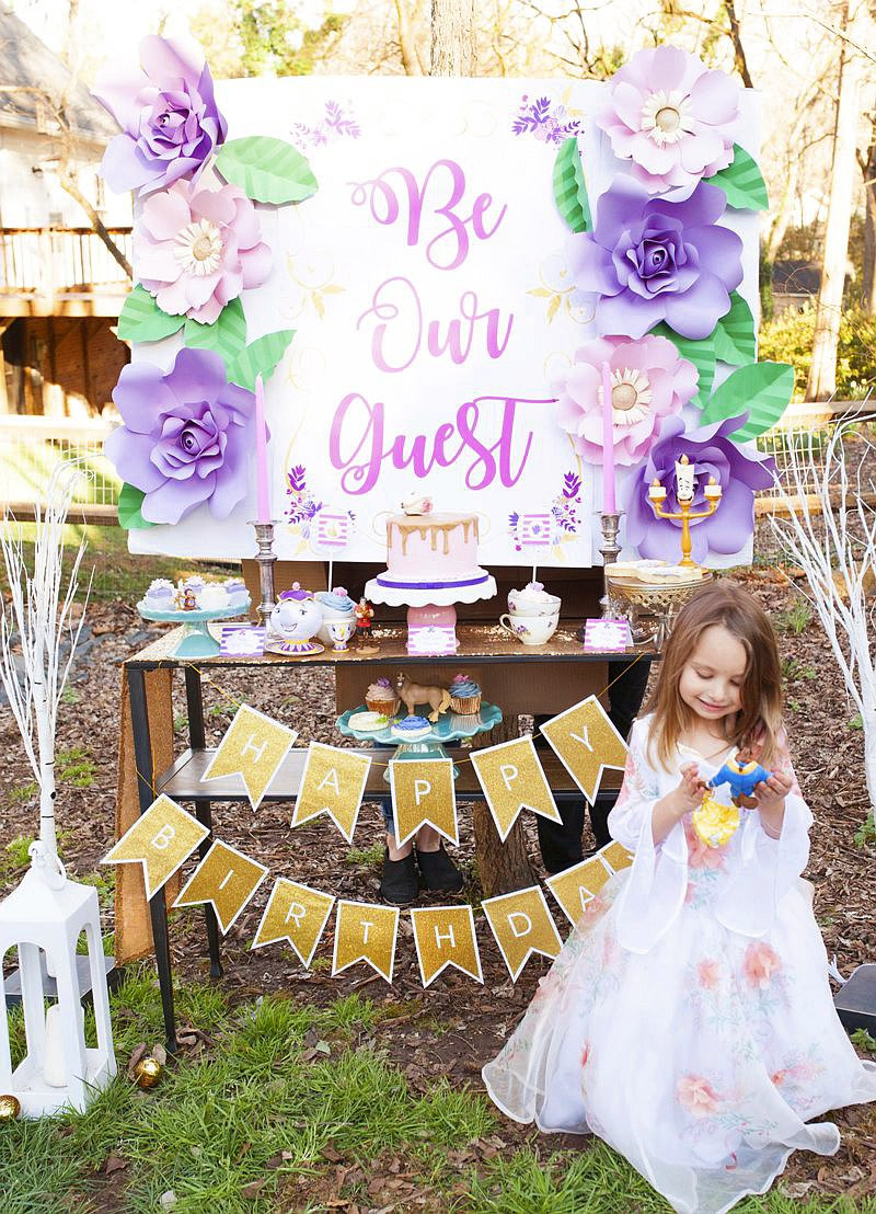Beauty And The Beast Birthday Party
 A Beauty & The Beast Inspired Birthday Party Party Ideas