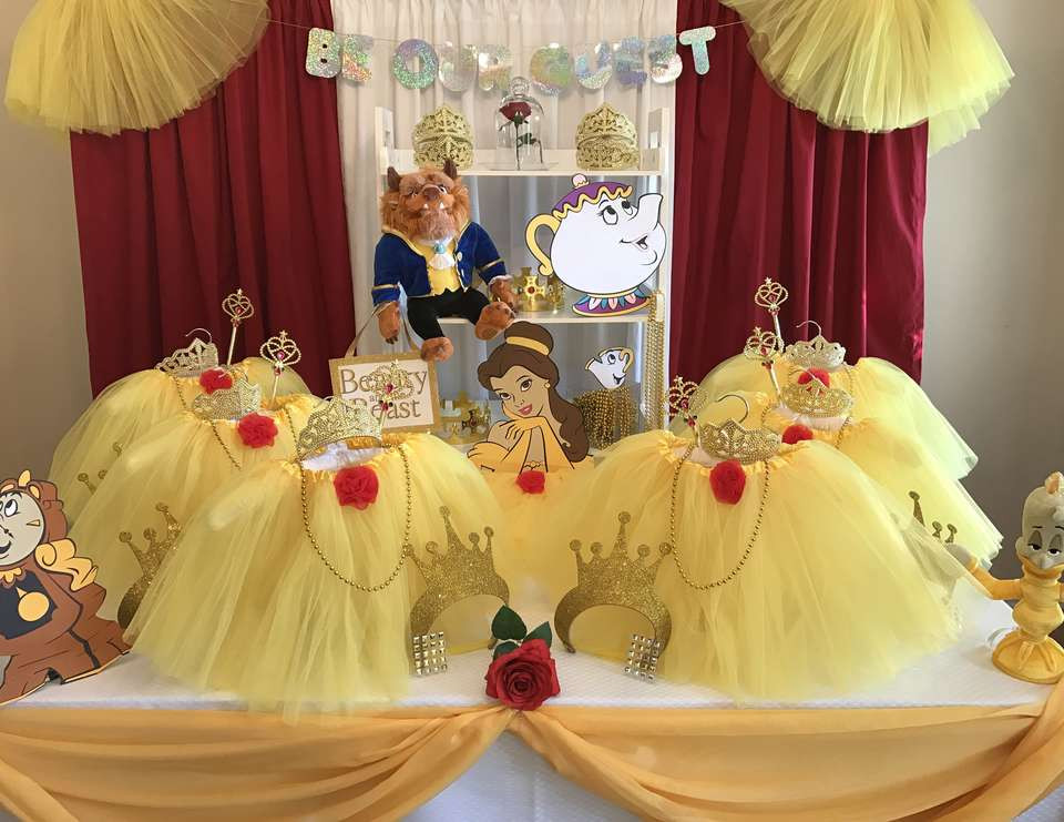 Beauty And The Beast Birthday Party
 Disney Princess Party Birthday "Beauty and the Beast